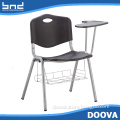 Plastic chair with writing board school chair